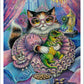 Art Print "Purrincess and Her Little Monster"
