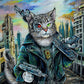 SUPREME MASTER CANVAS "Purrminator" Limited to 5!