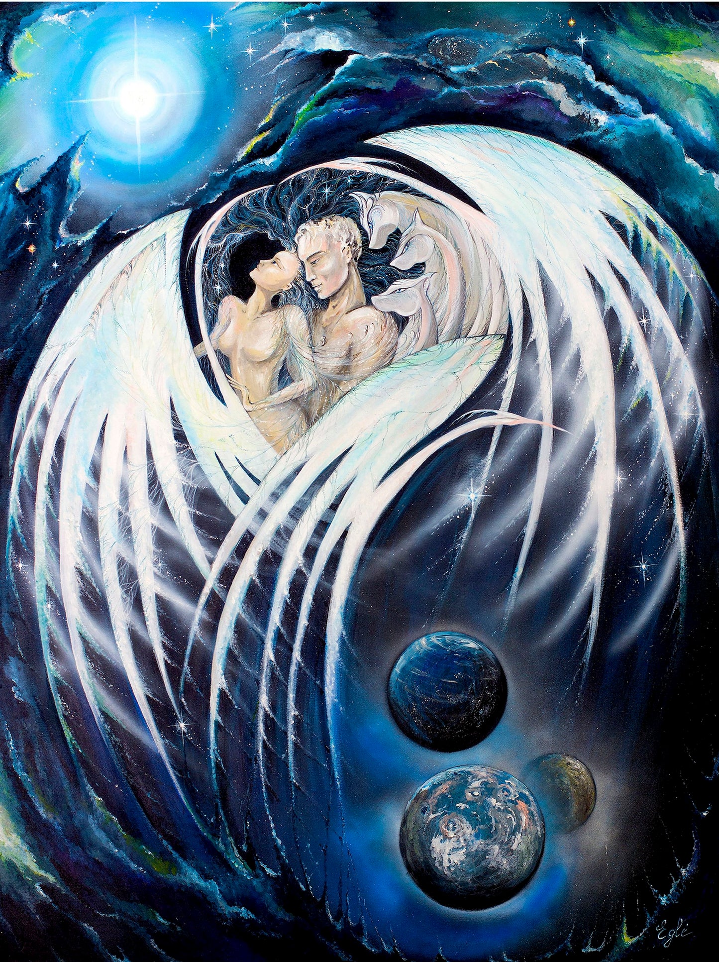Original Painting "Universal Love" Acrylics on Canvas