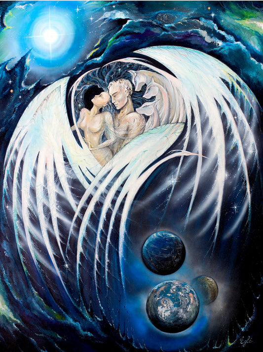 Original Painting "Universal Love" Acrylics on Canvas