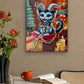 SUPREME MASTER CANVAS "Kitty Krampus" Limited to 5!