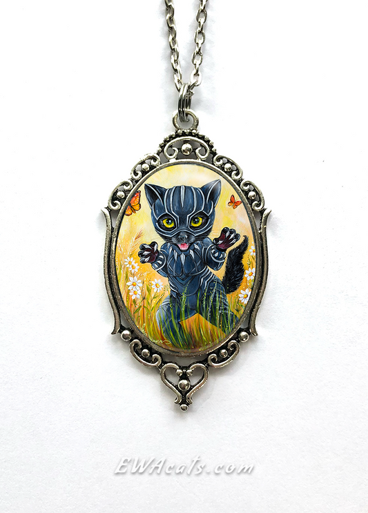 Necklace "Kitty Panther"
