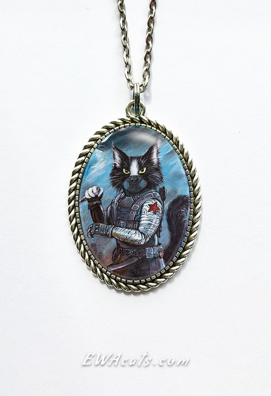 Necklace "Bucky Cat"