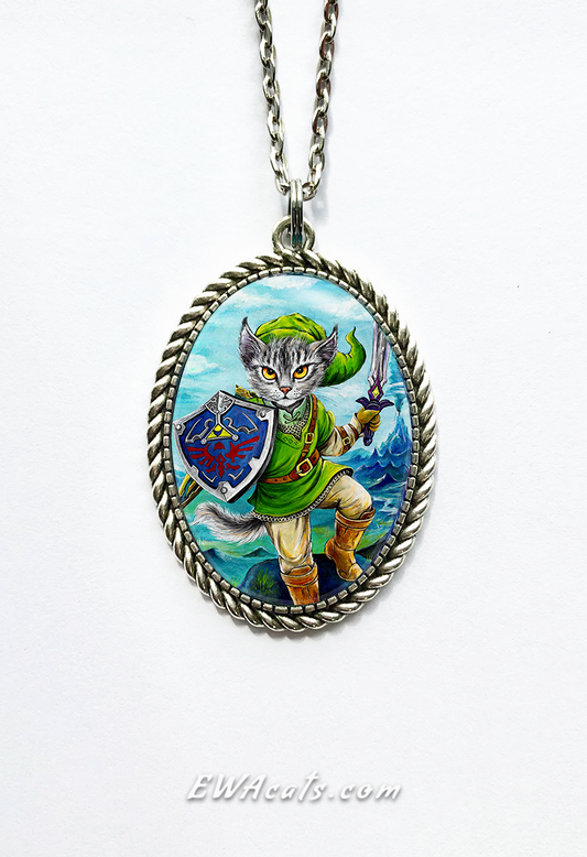 Necklace "Kitty Link"