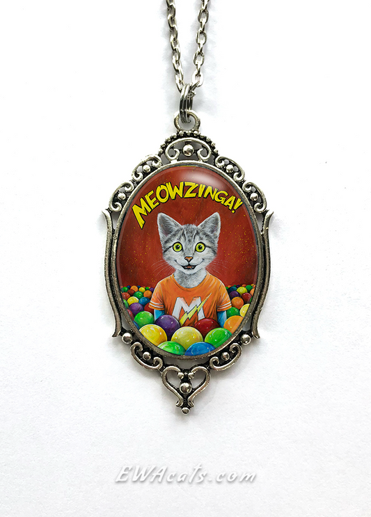 Necklace "meowzinga"