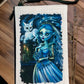 Linen Wallet "Emily & Her Ghost Kitty"