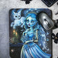 Mouse Pad "Emily & Her Ghost Kitty"