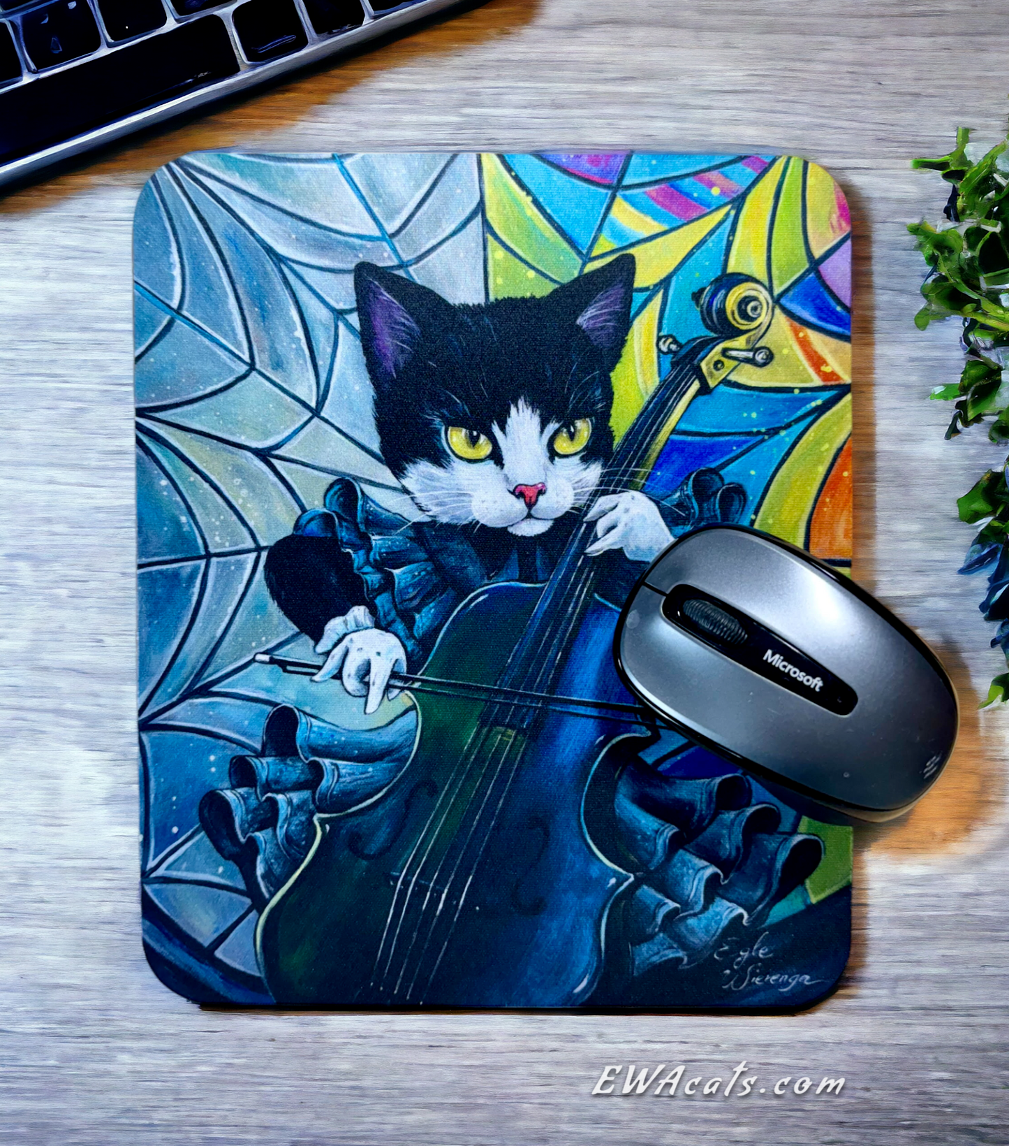 Mouse Pad  "Wednesday Cattams"