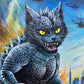 CANVAS "Catzilla" Open Edition Canvas Giclee