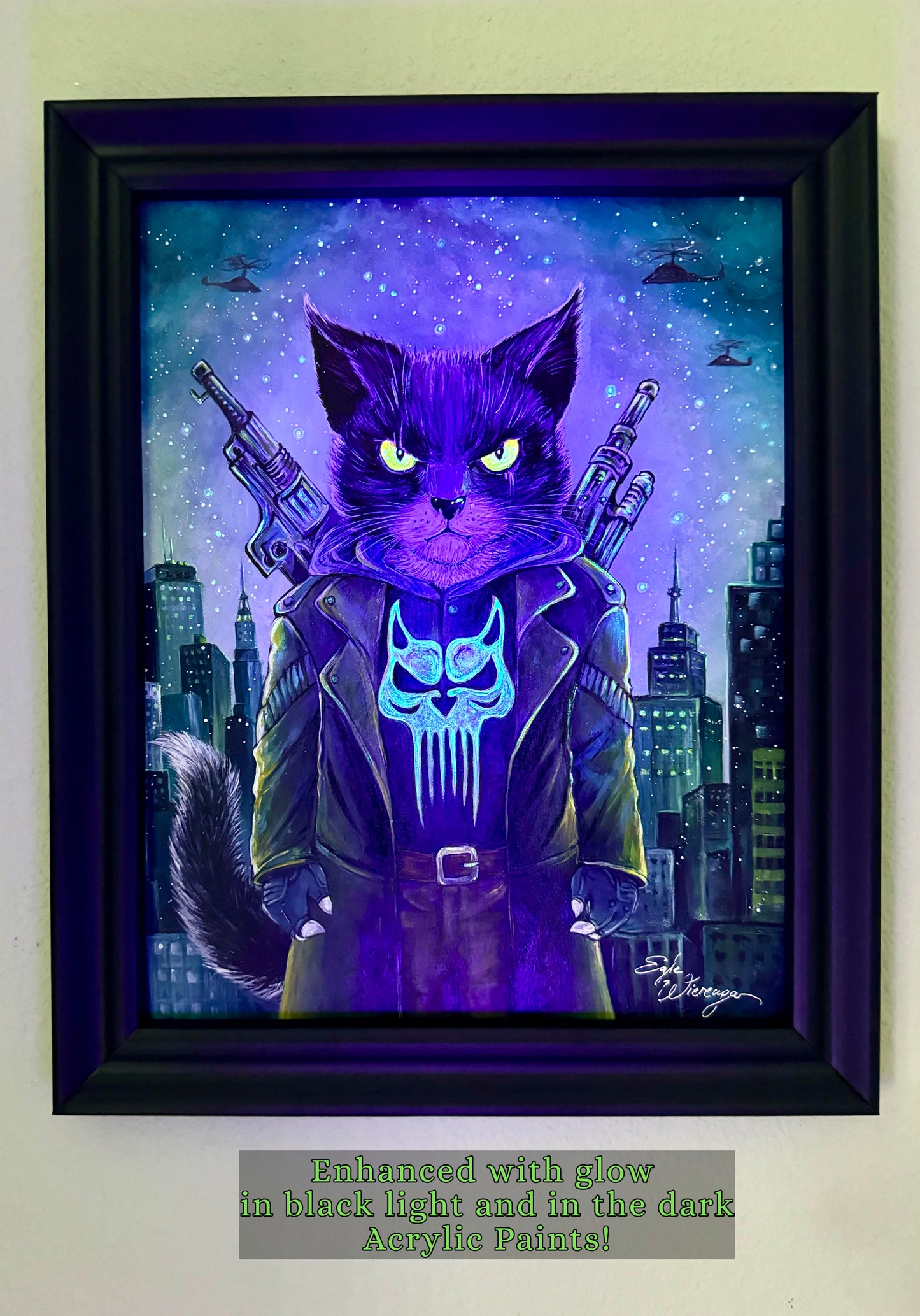 Original Painting "Purrnisher"