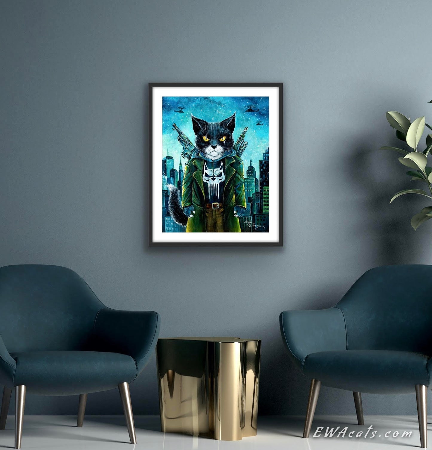 Art Print "Purrnisher"