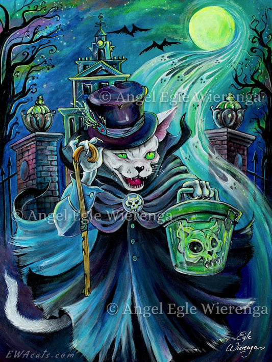 CANVAS Giclee "Catbox Ghost" Open Edition