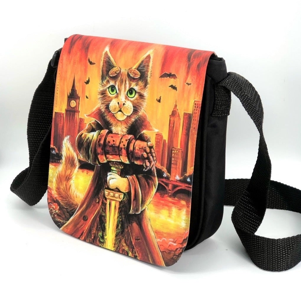 Shoulder Bag "Hellboy Kitty"