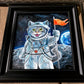Original Painting "First Cat on the Moon"
