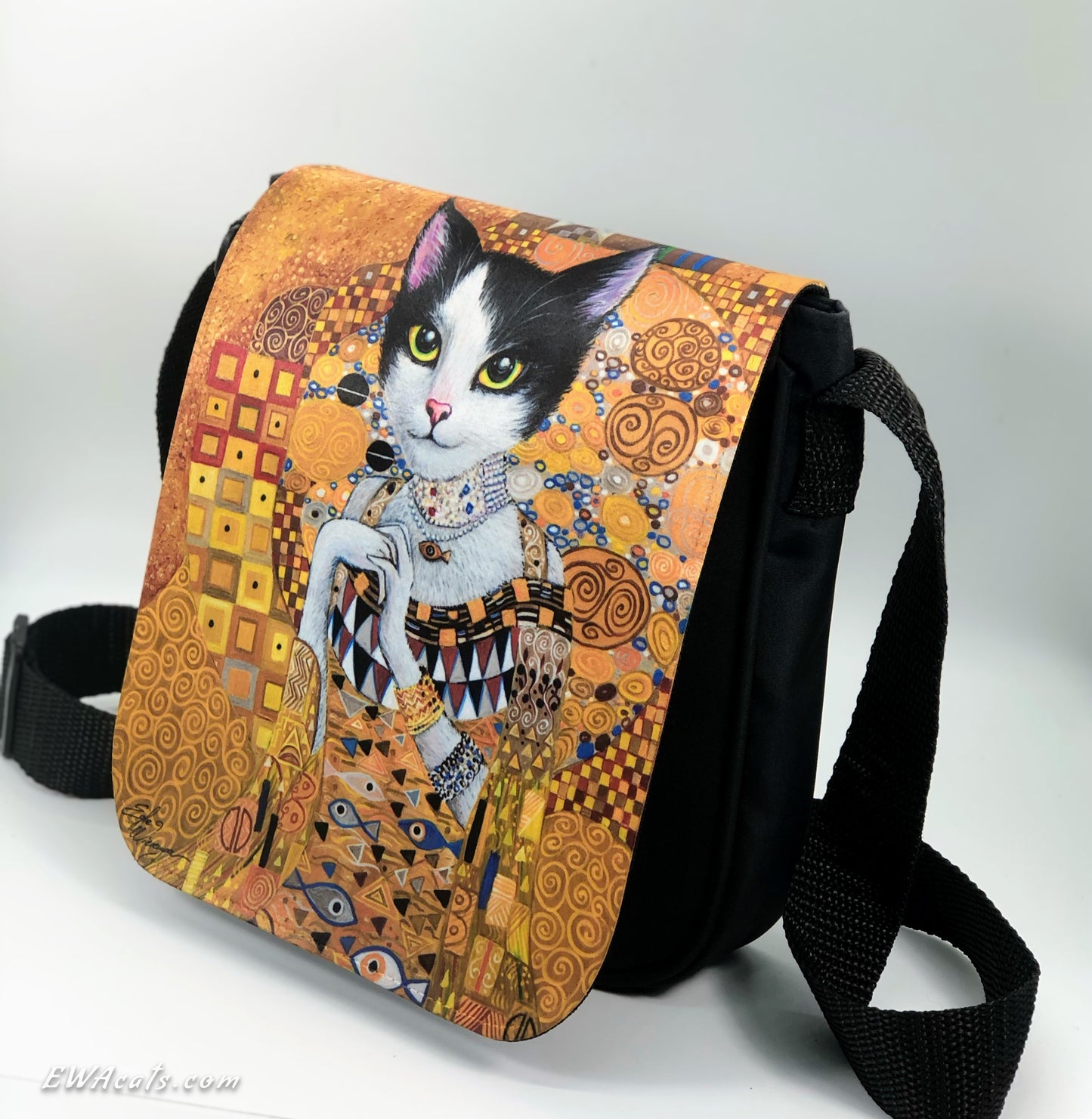 Shoulder Bag "Cat in Gold"