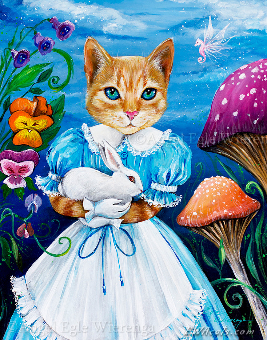 Art Print "Alice Cat"