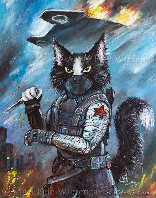 Art Print "Bucky Cat"