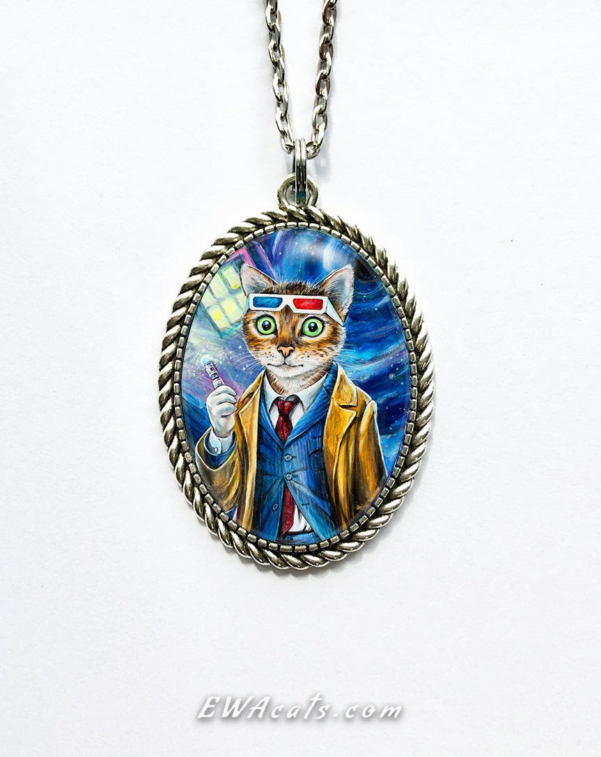 Necklace "Doctor Mew"