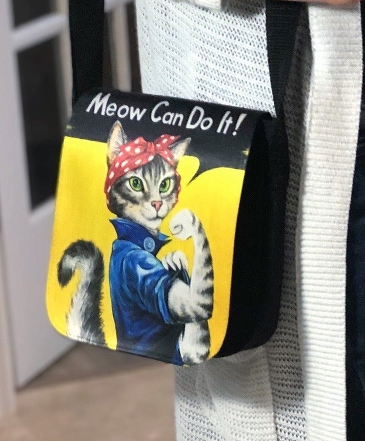 Shoulder Bag "Meow Can Do It!"