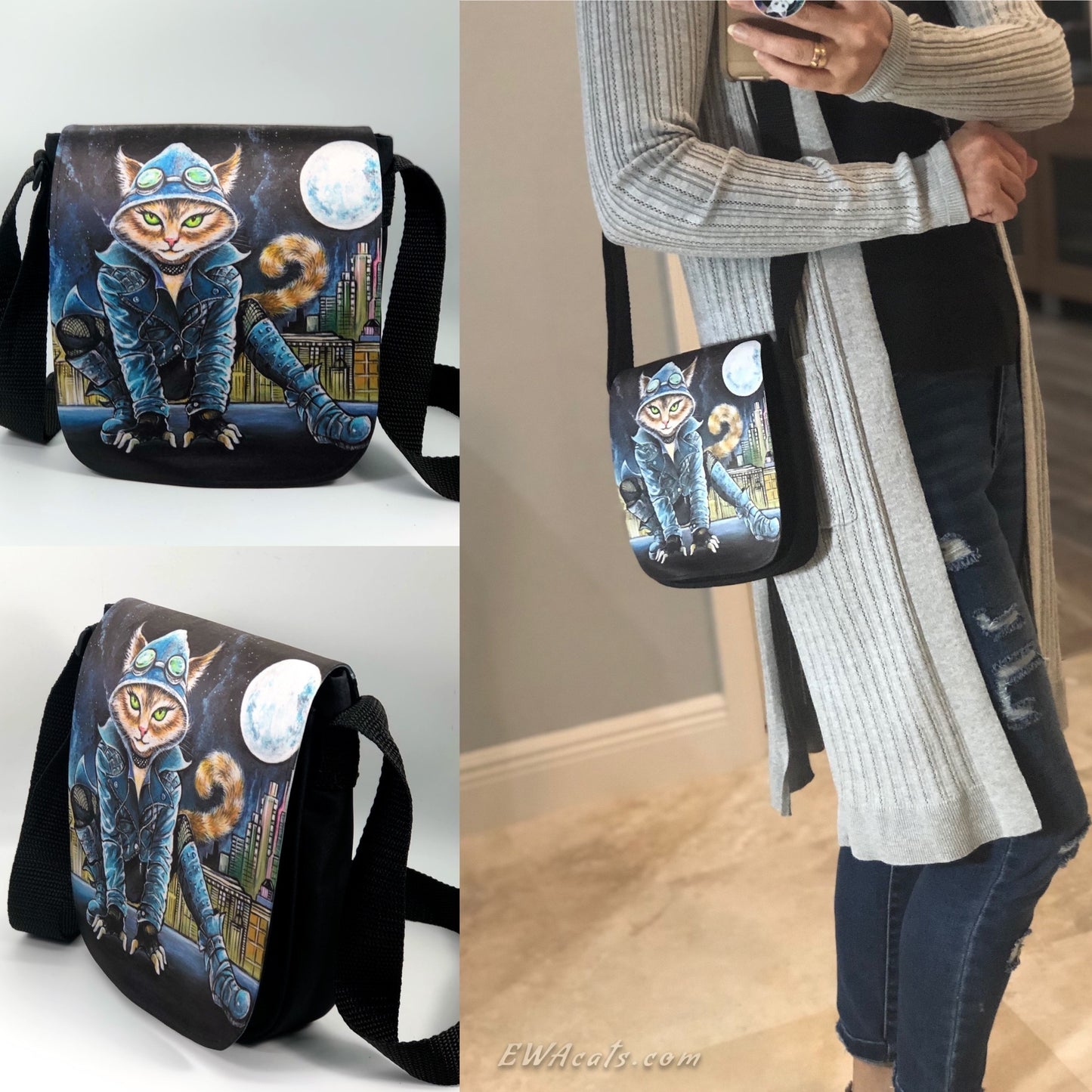 Shoulder Bag "Selina Cat"