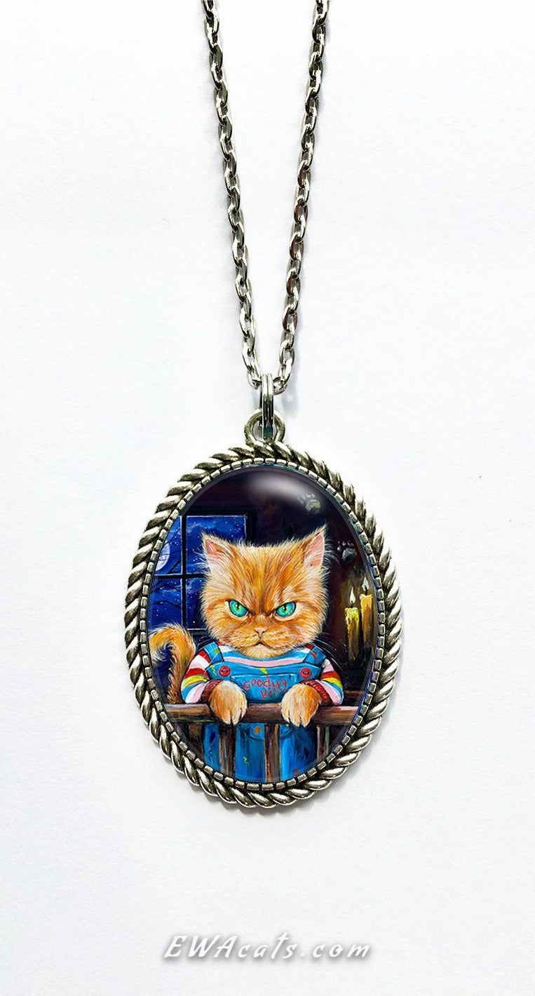 Necklace "Good Kitty"