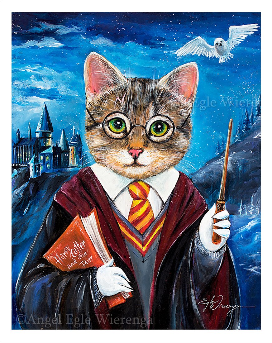 Art Print "Harry Catter"