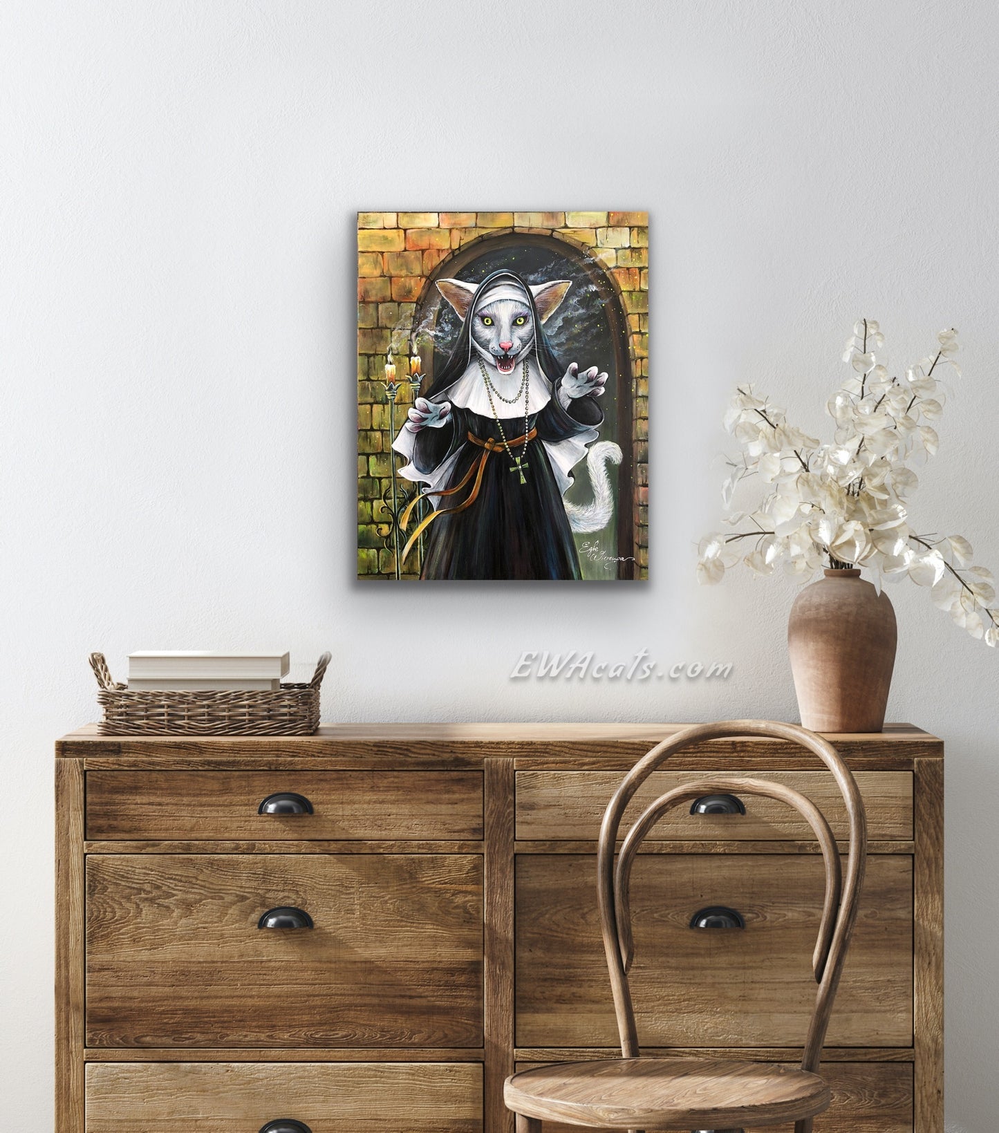 CANVAS "Valak the Nun Cat" Open & Limited Edition