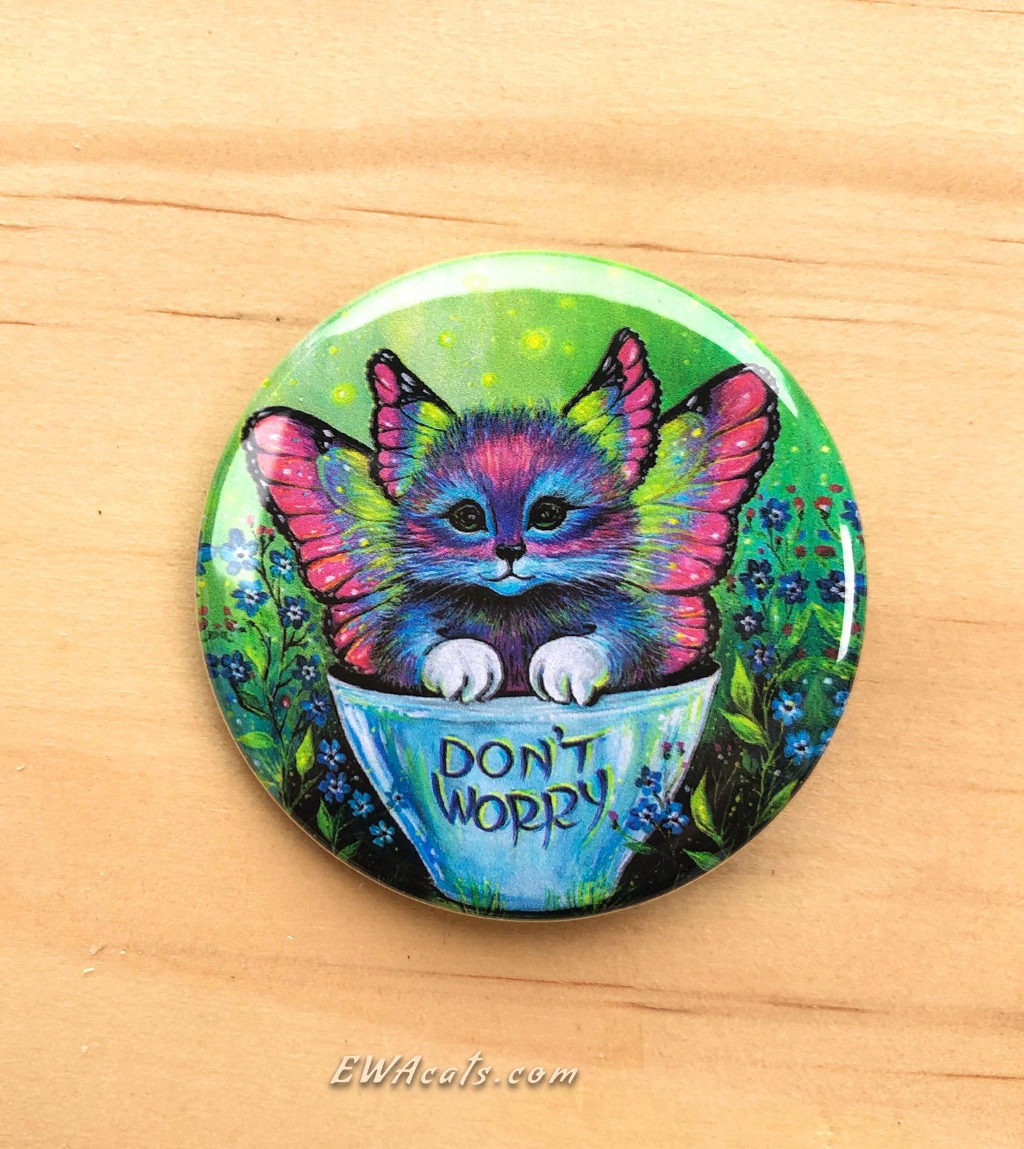 Button "Don't Worry"