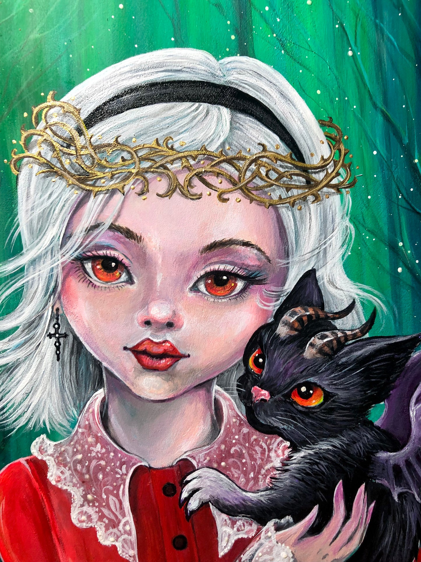 CANVAS "Sabrina and Salem" Open & Limited Edition