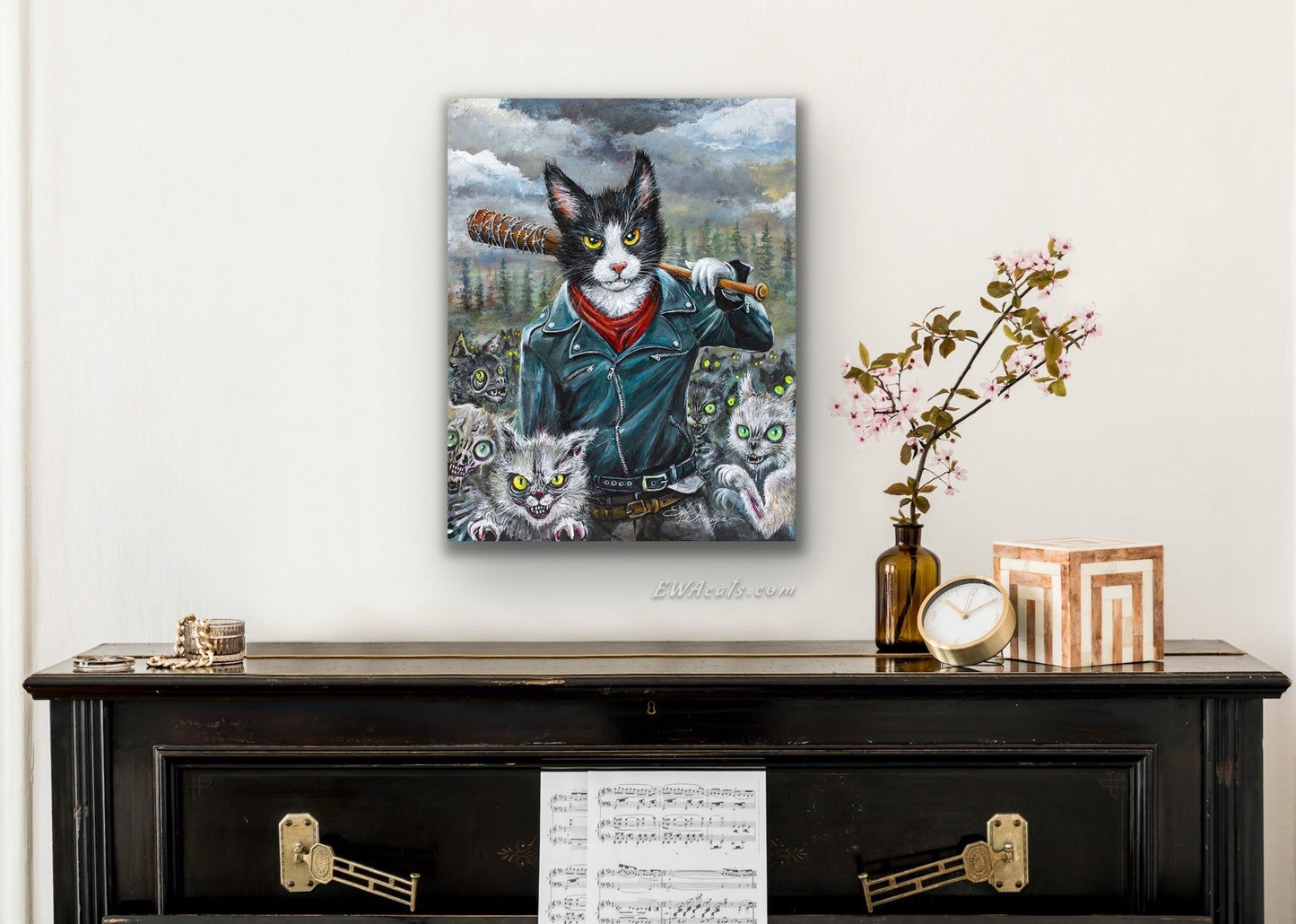 CANVAS "Meowgan & Purrcille" Open & Limited Edition