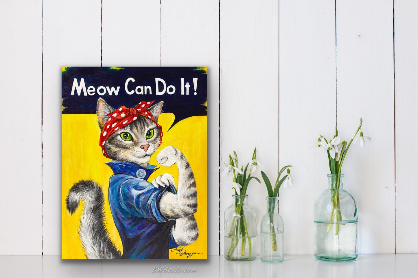 CANVAS "Meow Can Do It!" Open & Limited Edition