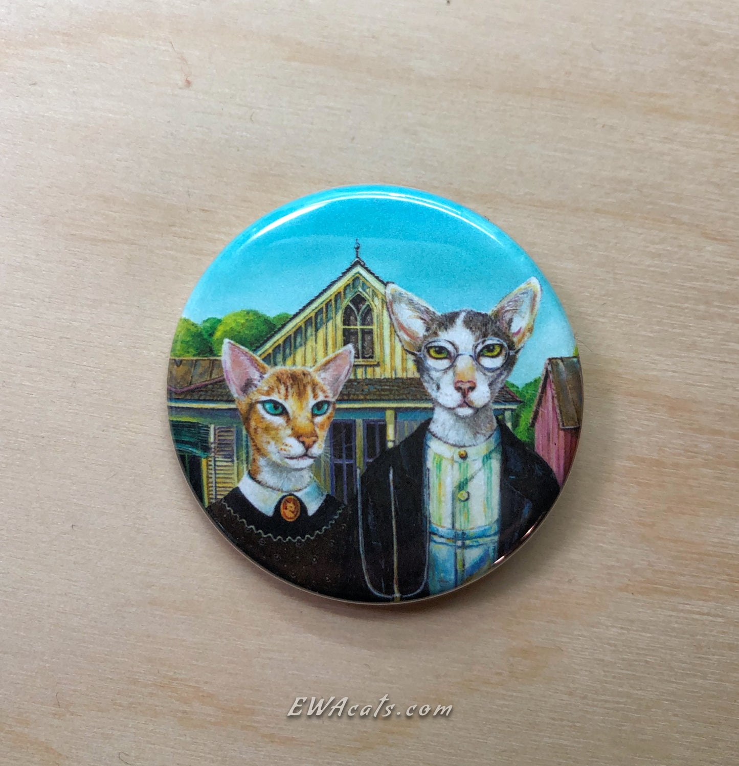 Button "AmeriCat Gothic"