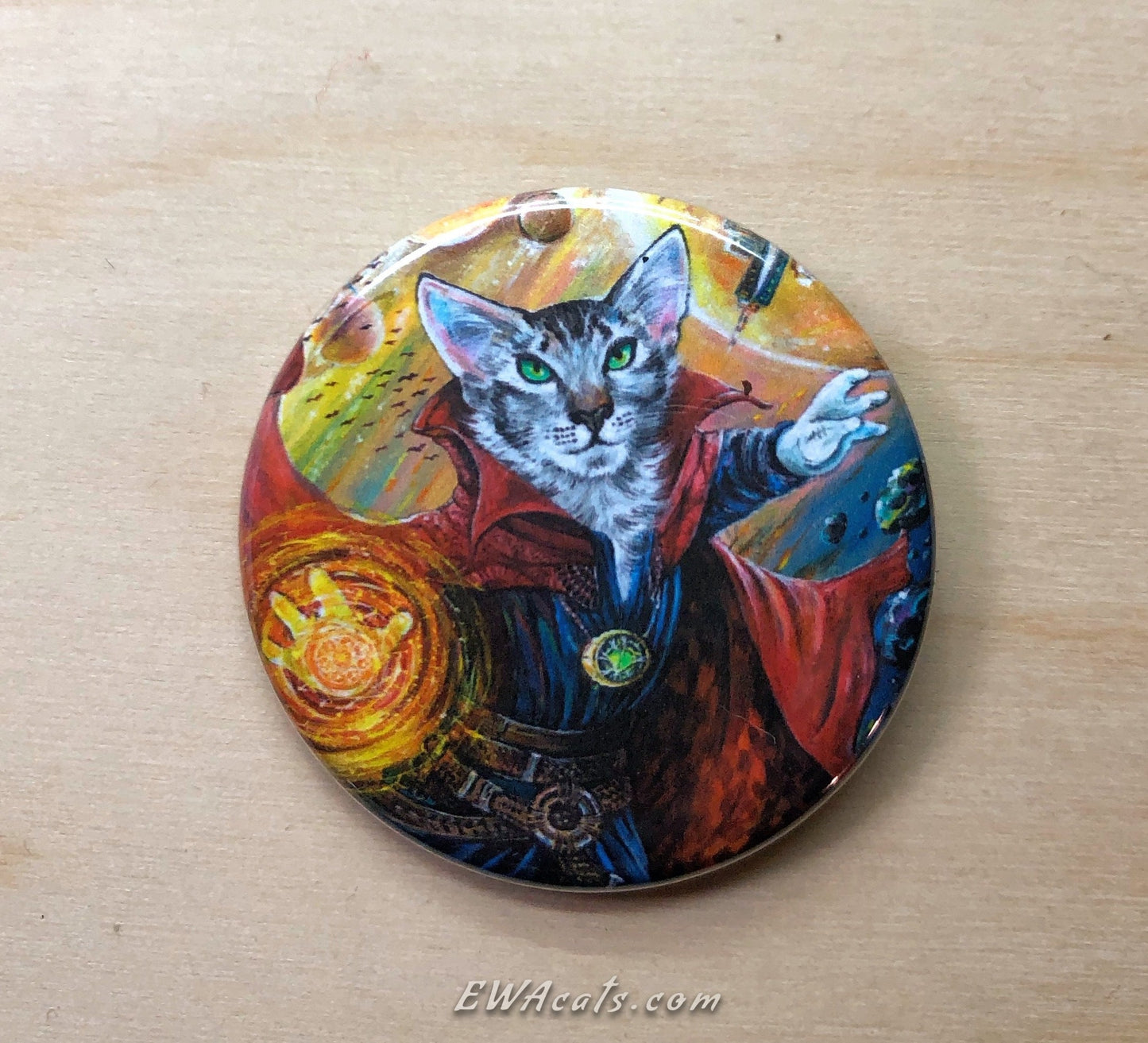Button "Kitty Strange"