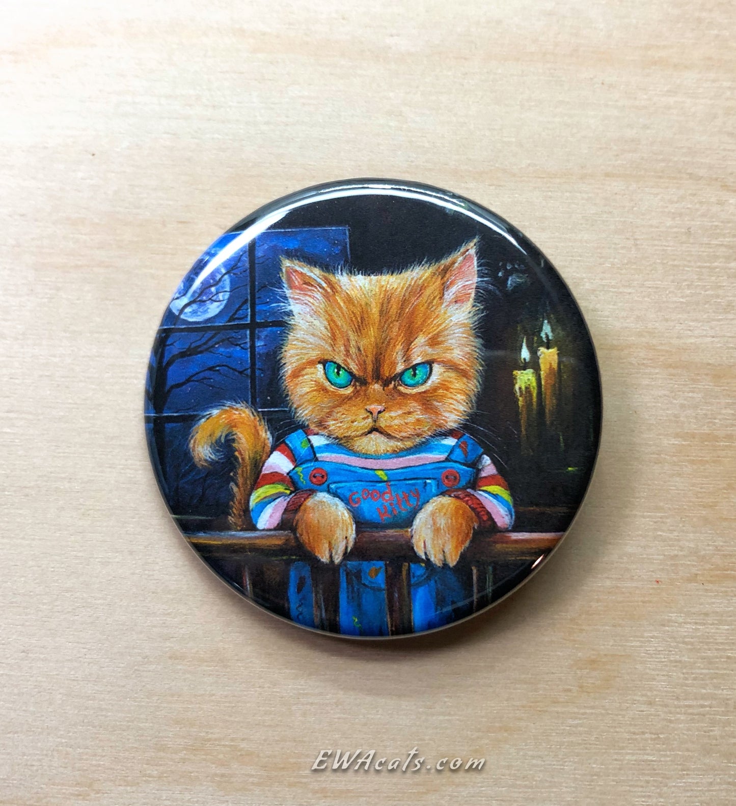 Button "Good Kitty"