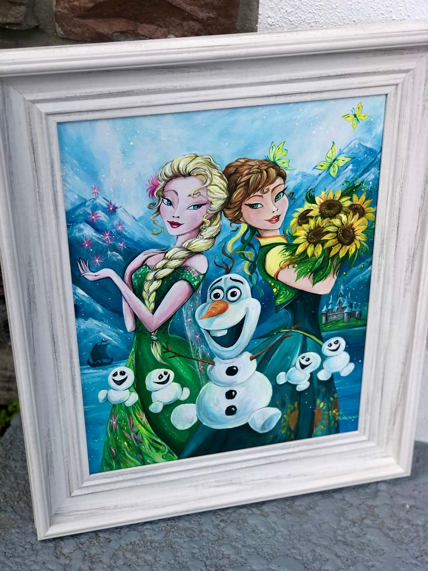 Original Painting "Frozen Sunshine"