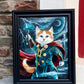 Original Painting "Thor Kitty"