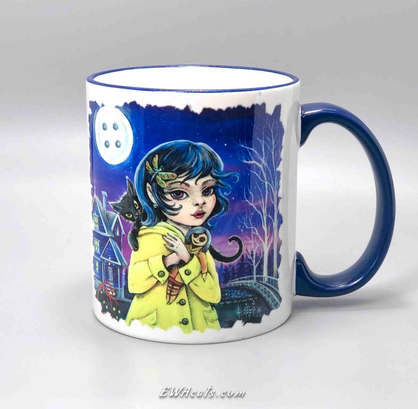 MUG "Coraline & Her Cat"