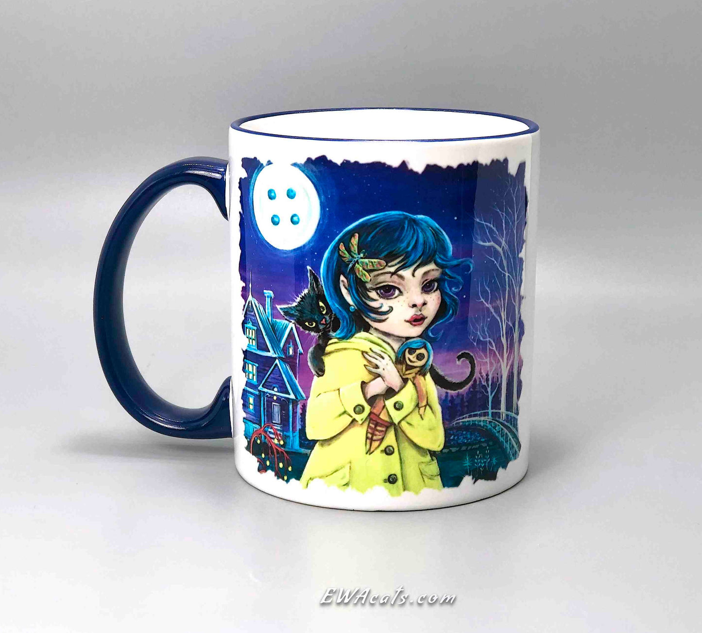 MUG "Coraline & Her Cat"