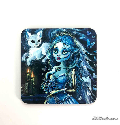 Coaster "Emily & Her Ghost Kitty"