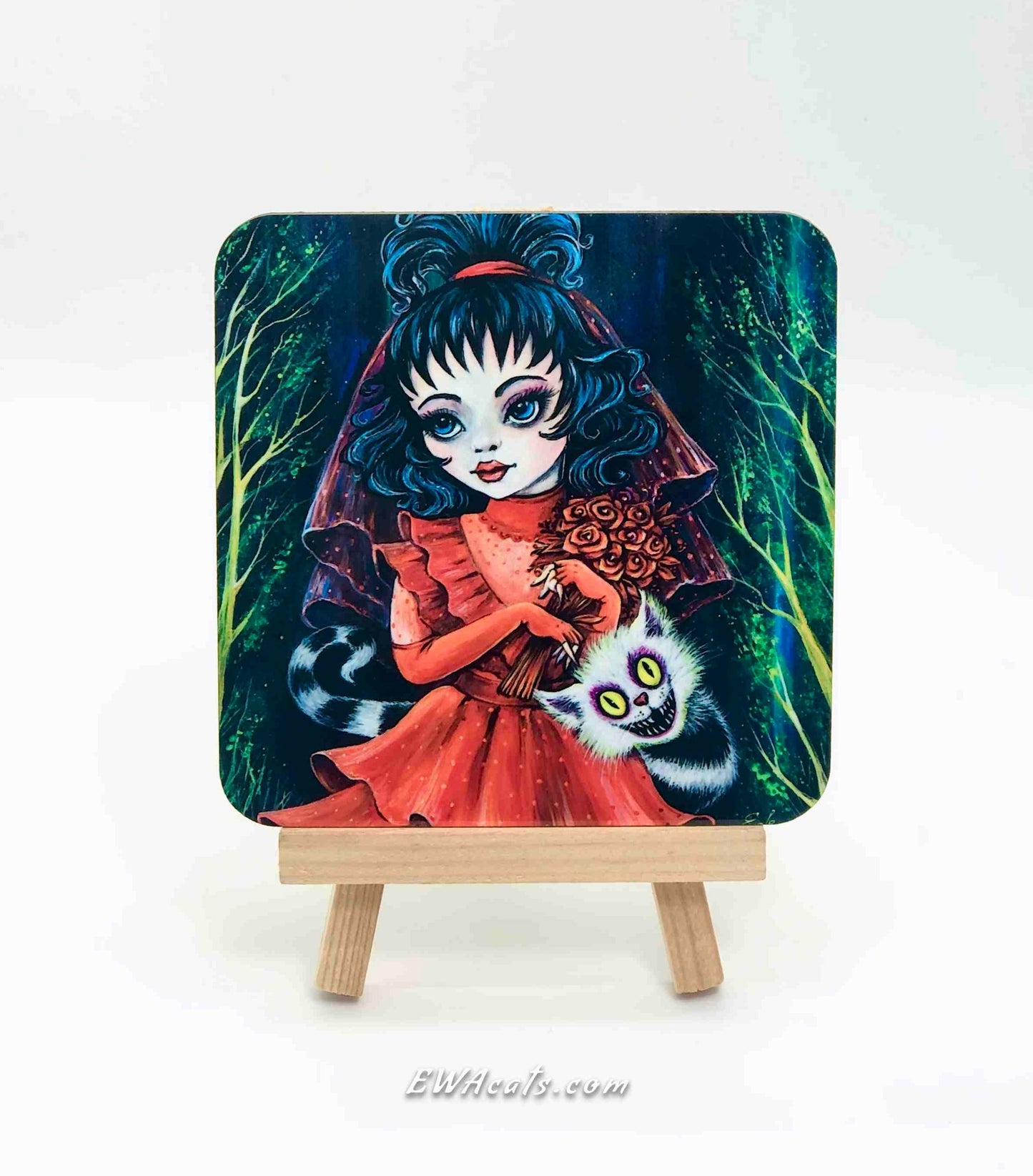 Coaster "Lydia and Her Beetle Kitty"
