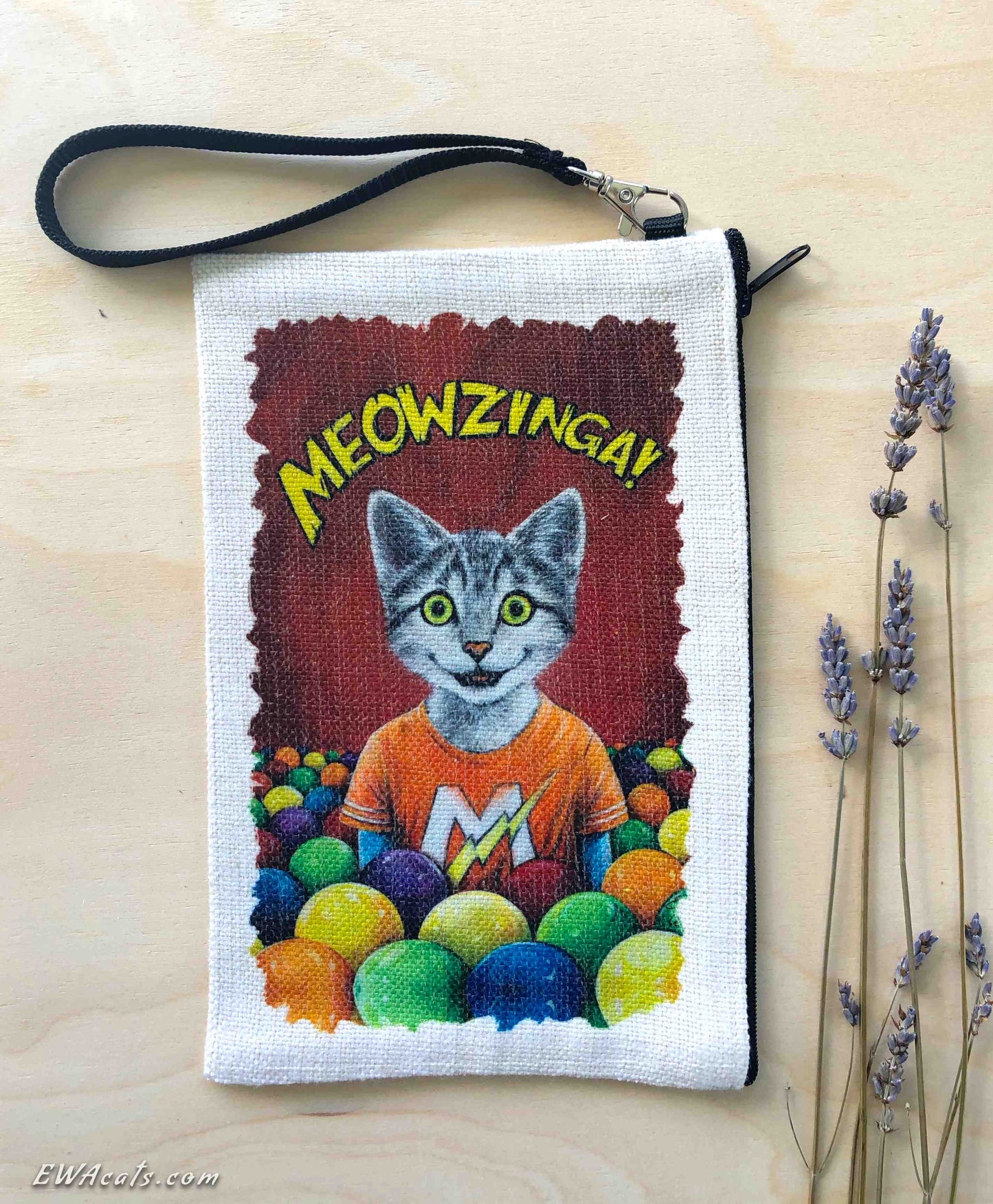 Linen Wallet "Meowzinga"