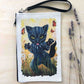 Linen Wallet "Kitty Panther"