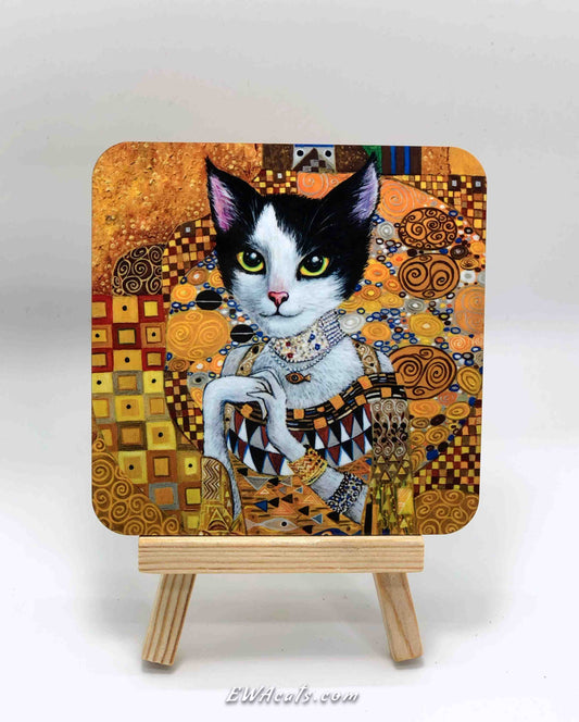 Coaster "Cat in Gold"