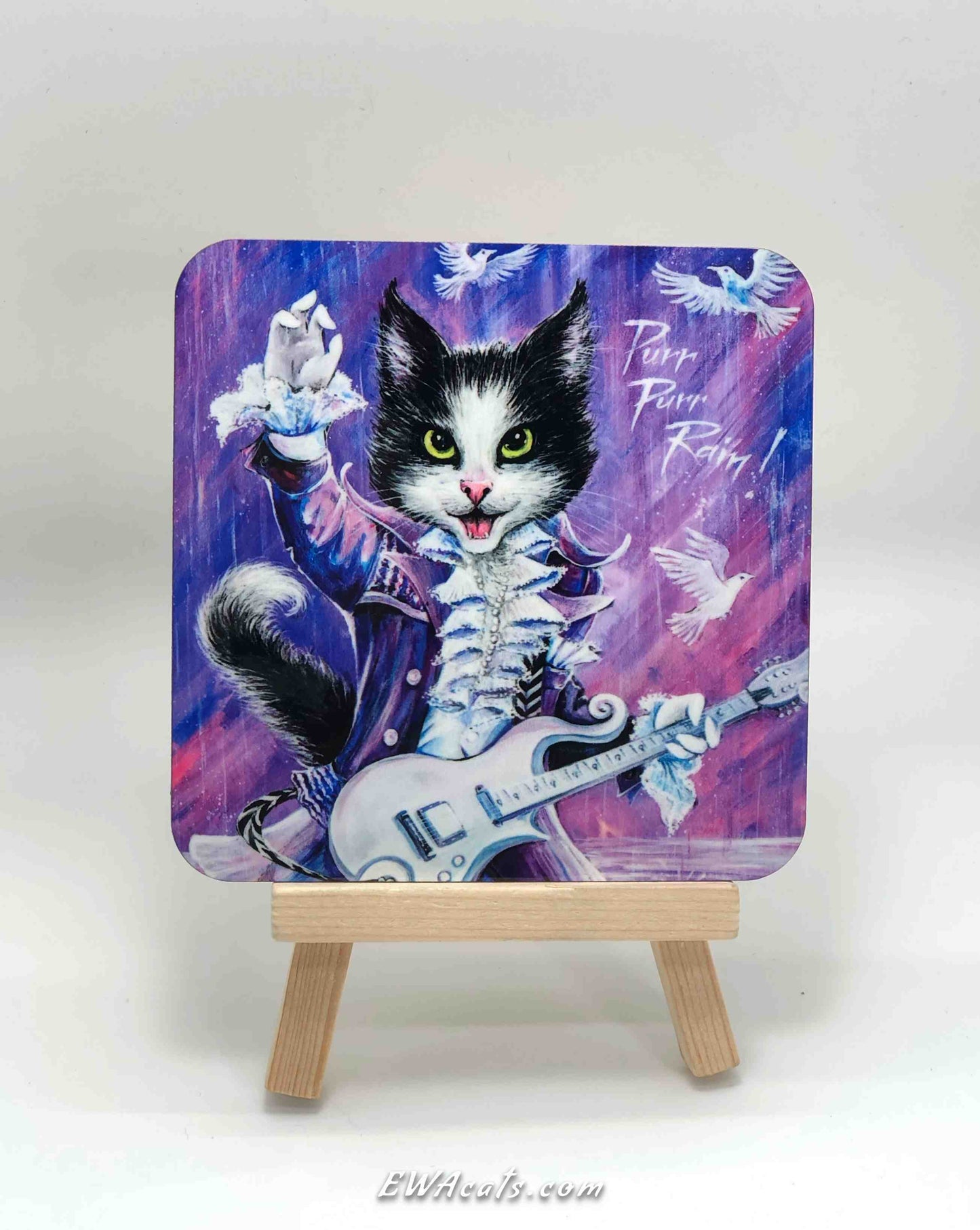 Coaster "Purr Purr Rain!"