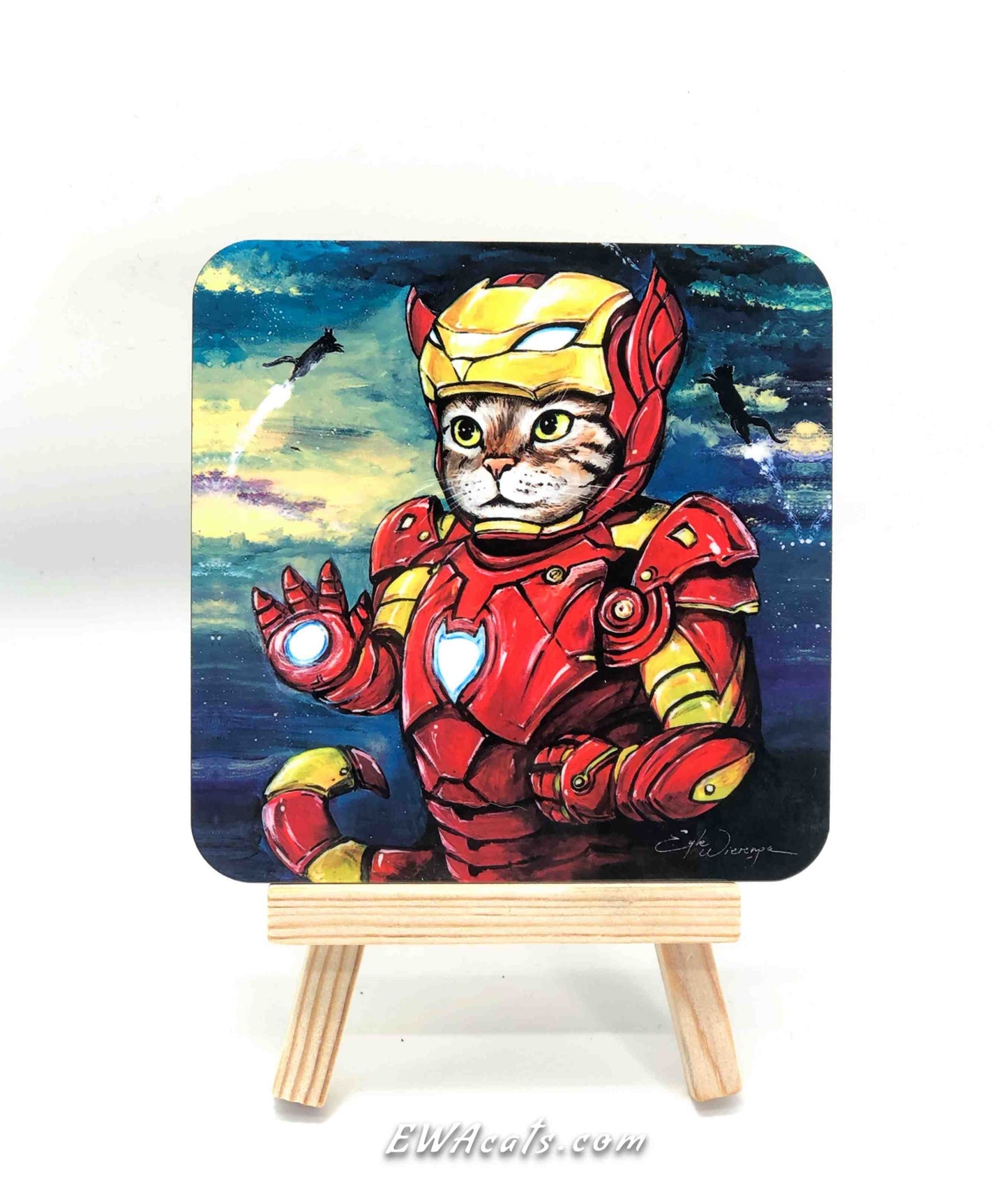 Coaster "Iron Kitty"