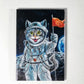 MAGNET 2"x 3" Rectangle "First Cat on the Moon"