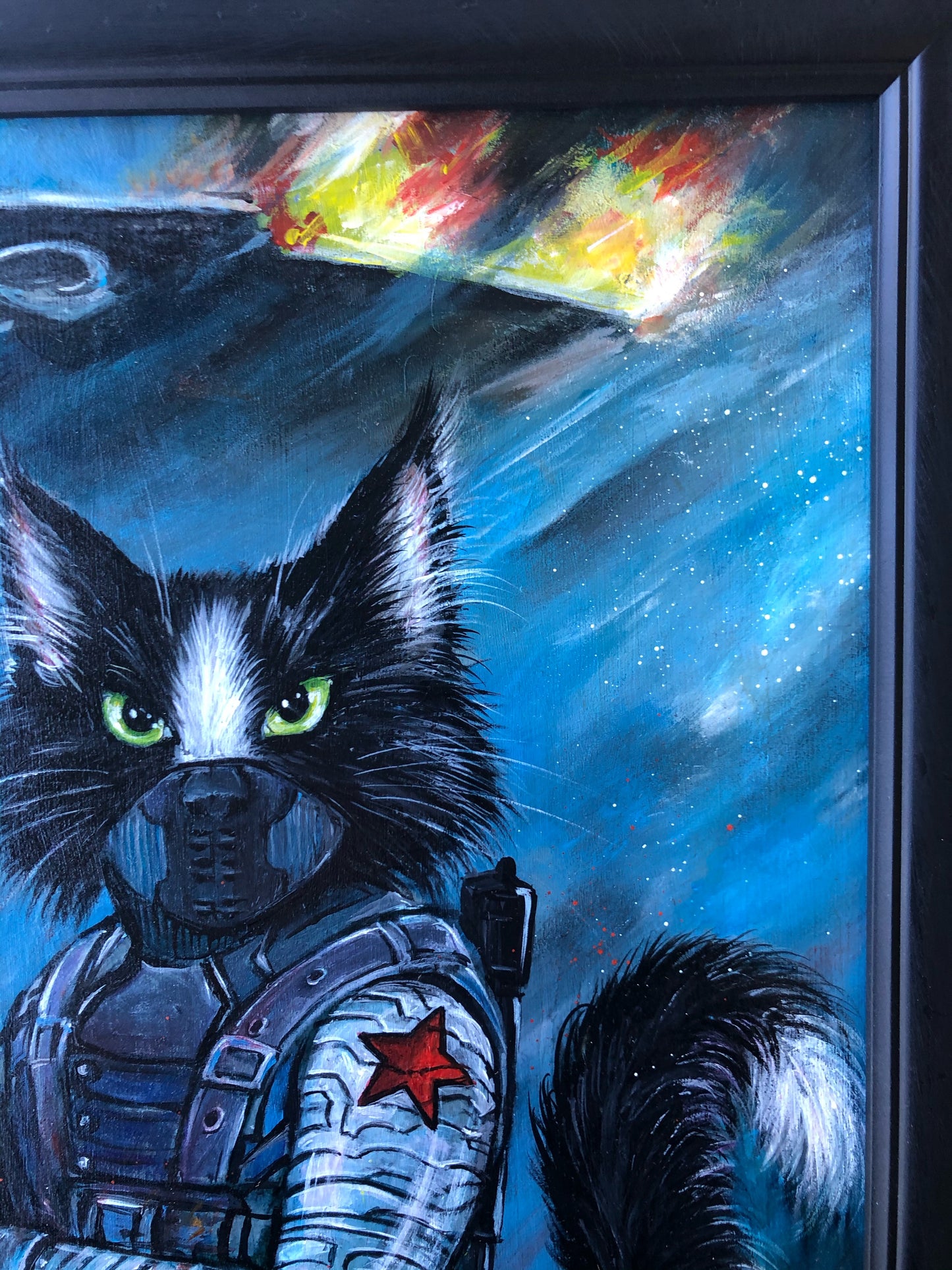 Original Painting "Bucky Cat"