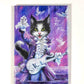 MAGNET 2"x 3" Rectangle "Purr Purr Rain"