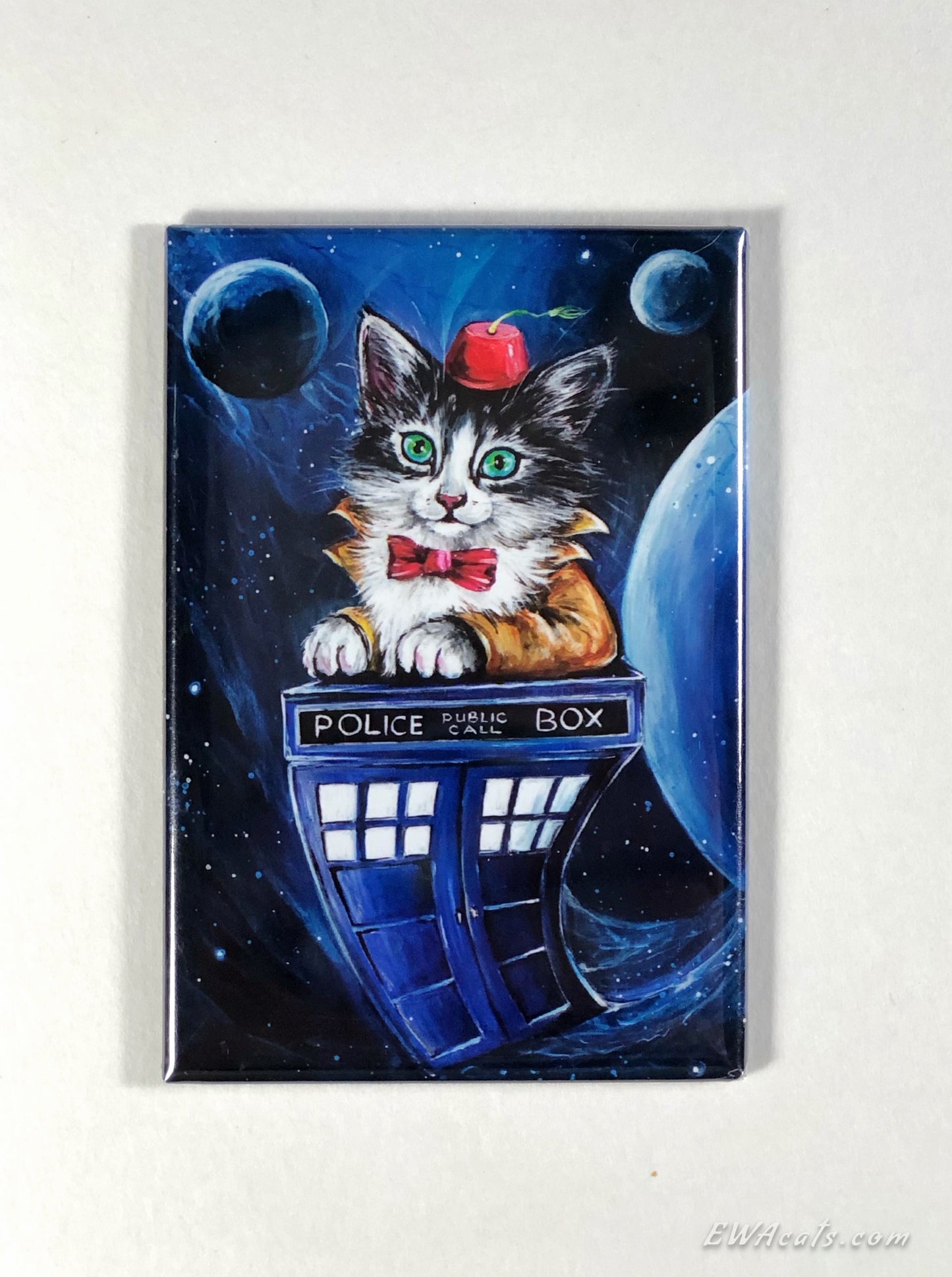 MAGNET 2"x 3" Rectangle "Kitty Who"