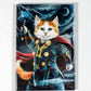 MAGNET 2"x 3" Rectangle "Thor Kitty"
